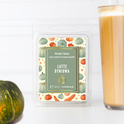 Latte Dyniowa wosk sojowy
