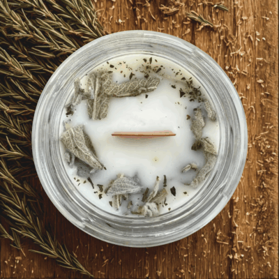 Szałwia świeca sojowa