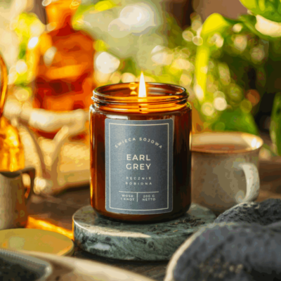 Earl Grey świeca sojowa