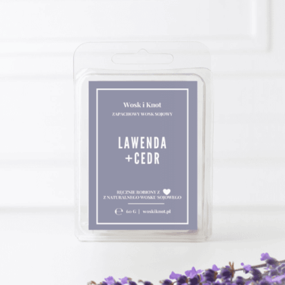 Lawenda & Cedr wosk zapachowy
