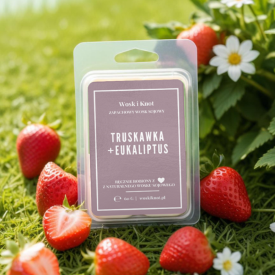 Truskawka & Eukaliptus wosk zapachowy