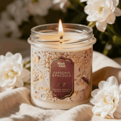 Gardenia & Paczula świeca sojowa