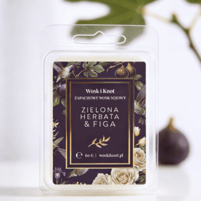 Zielona Herbata & Figa wosk zapachowy