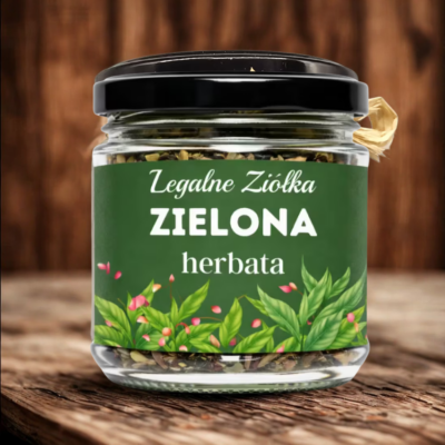 Herbata w słoiczku Zielona 50g